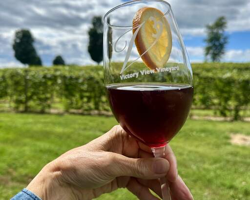 V3 Sangria Enjoy a glass of sangria on Sangria Sunday.